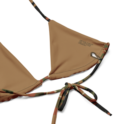 Leibermuster Camo String Bikini Set