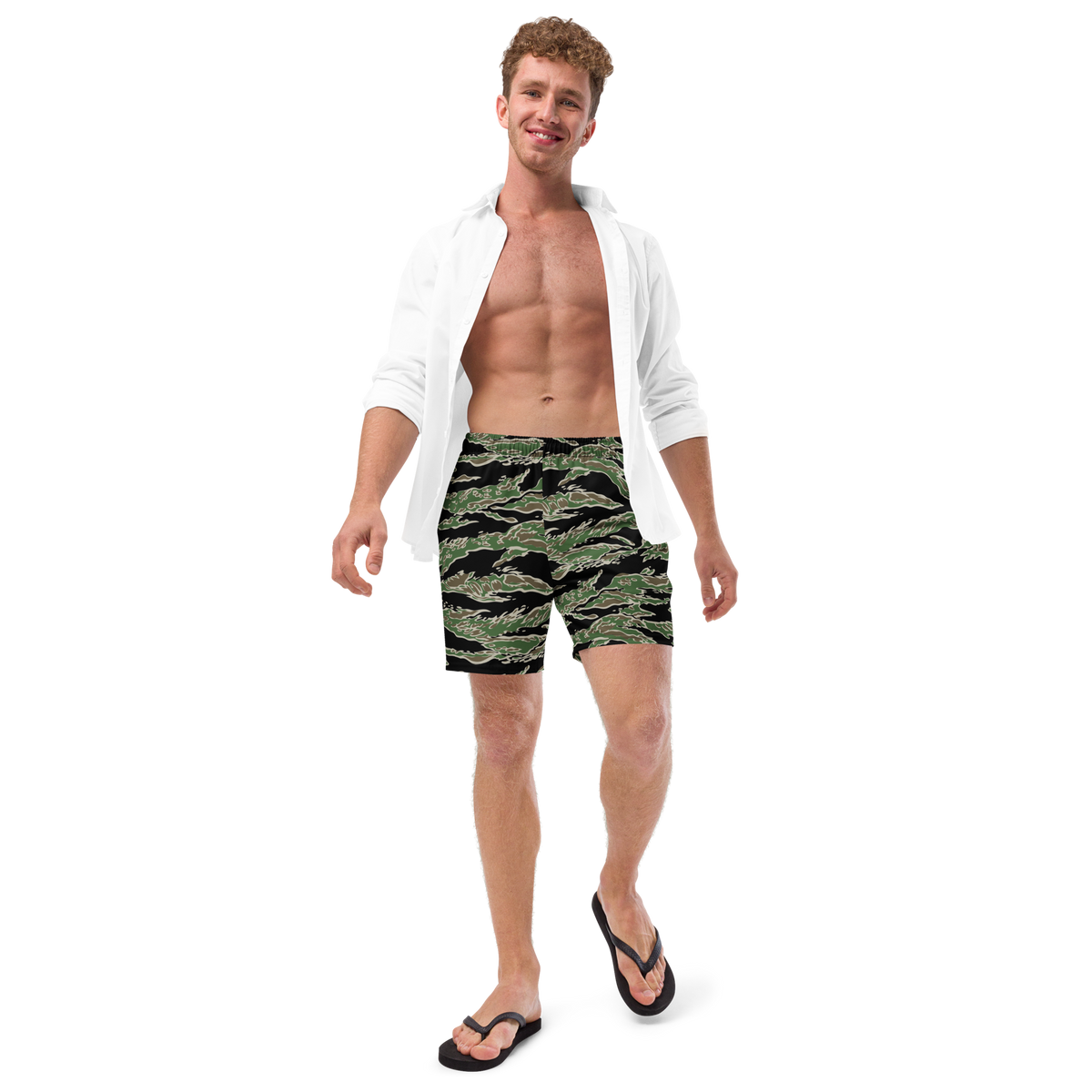 Tiger Stripe LLS Camo Swim Trunks