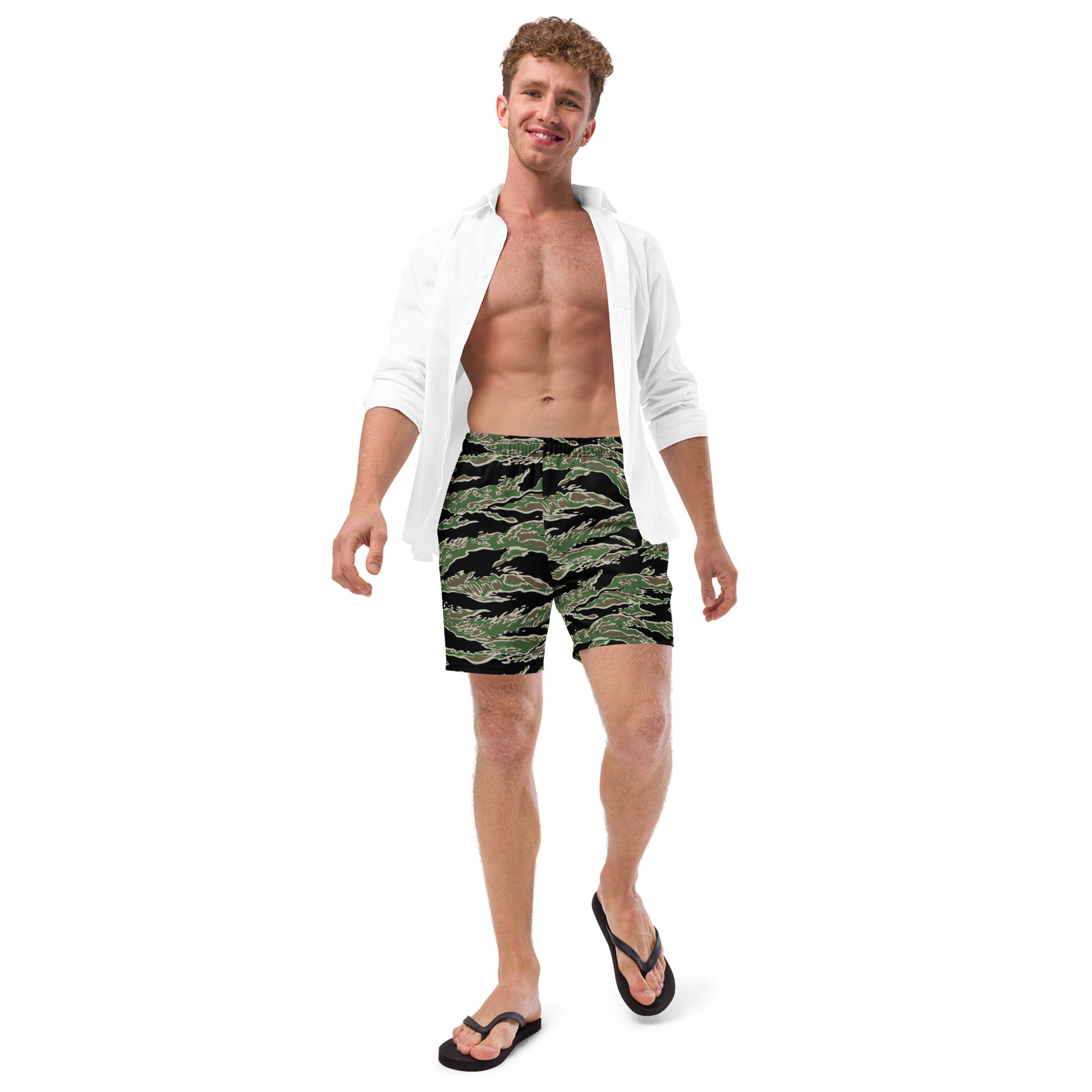 Tiger Stripe LLS Camo Swim Trunks