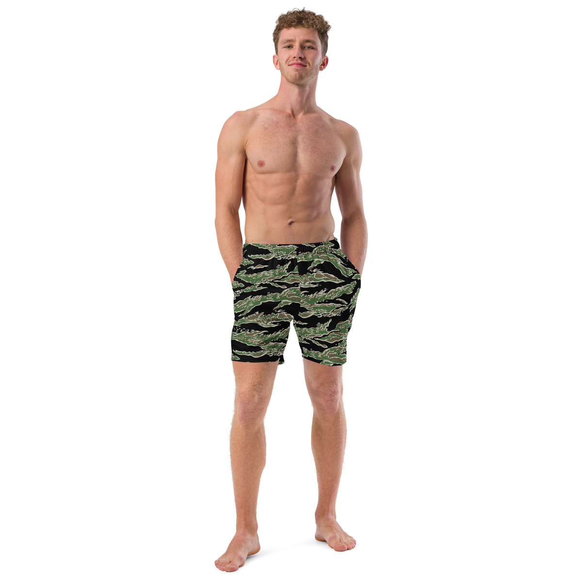 Tiger Stripe LLS Camo Swim Trunks