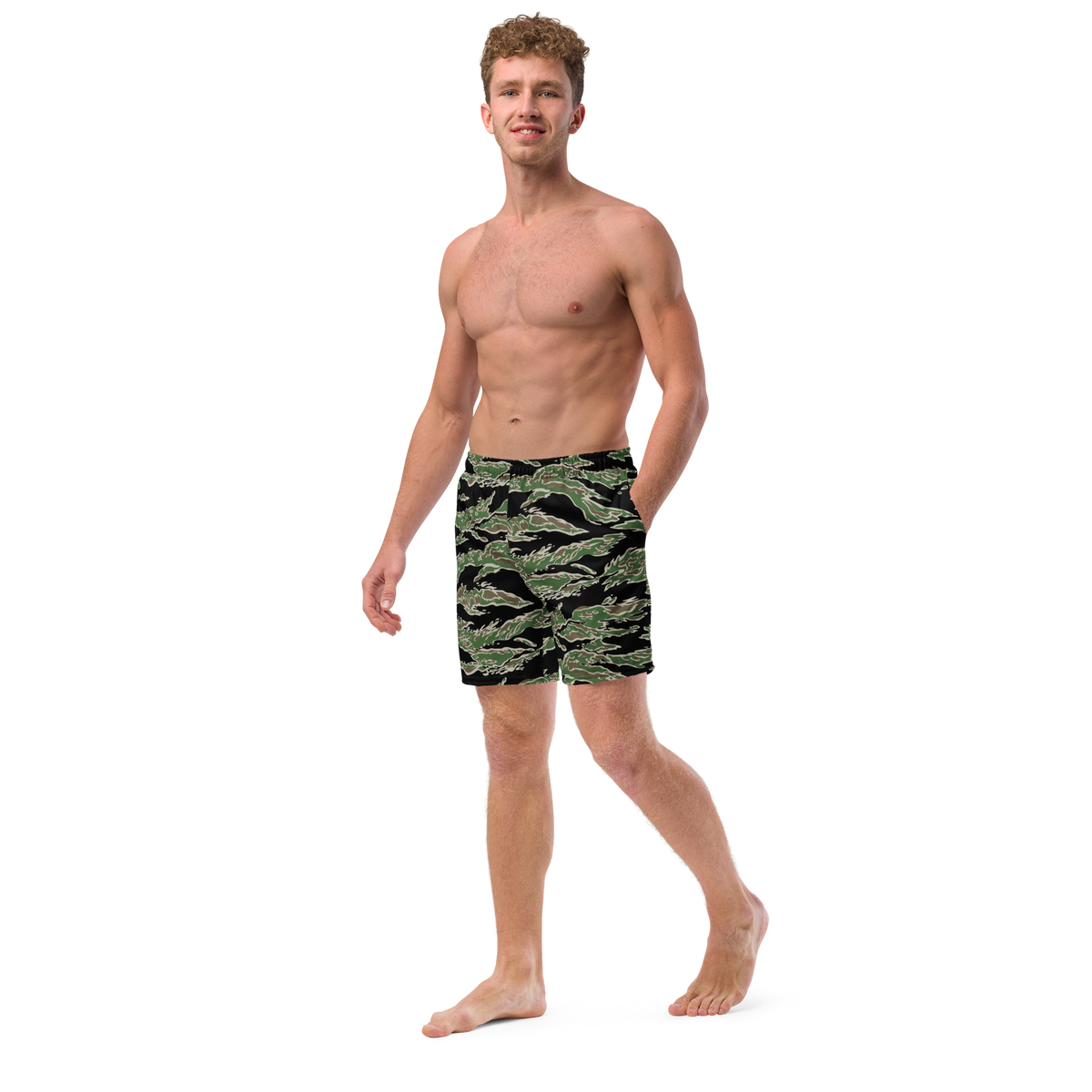 Tiger Stripe LLS Camo Swim Trunks