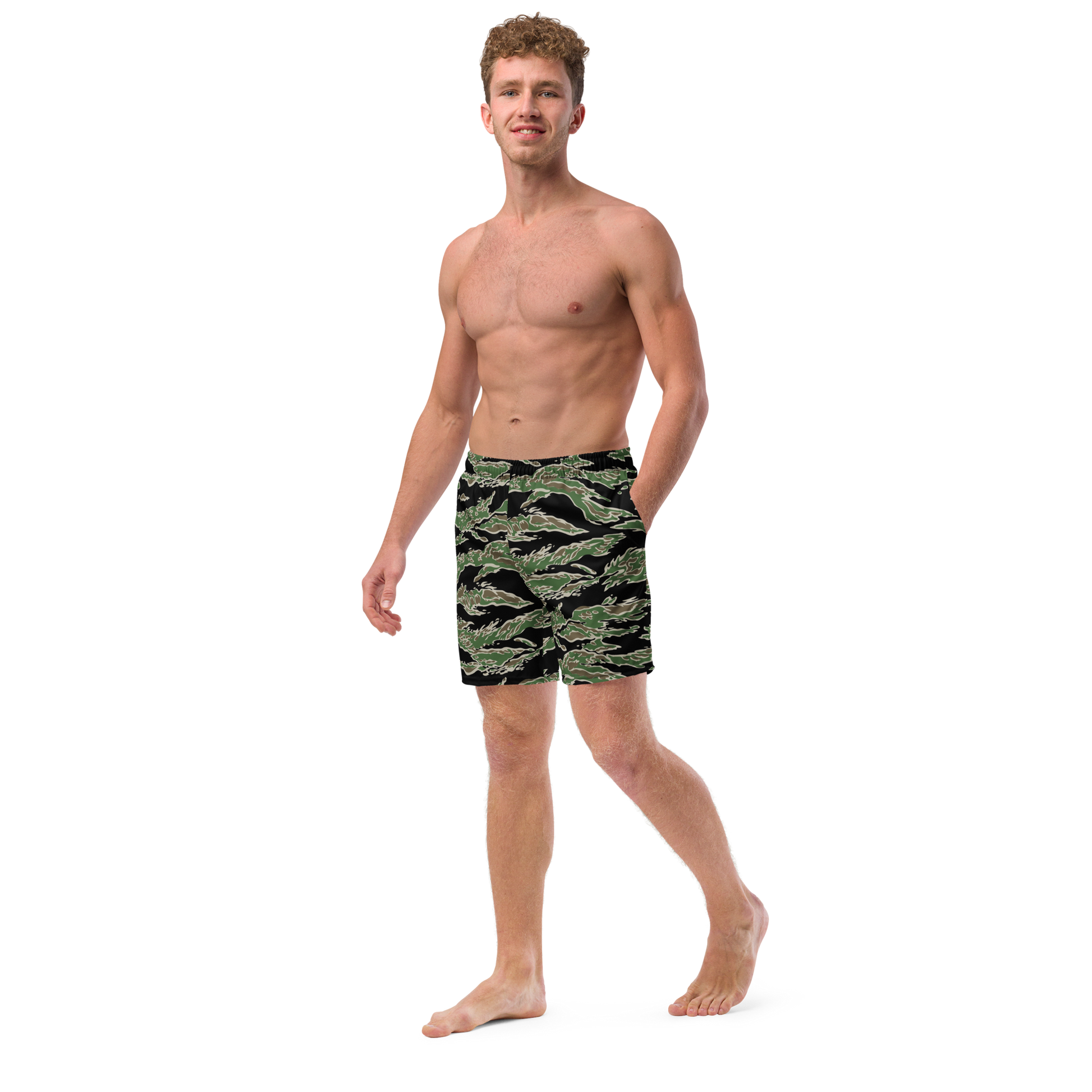 Tiger Stripe LLS Camo Swim Trunks