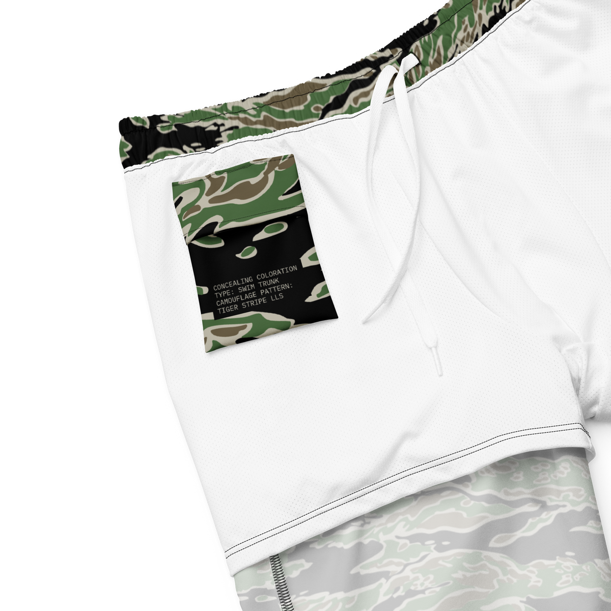 Tiger Stripe LLS Camo Swim Trunks