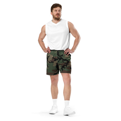 M81 Woodland Camo Basketball Shorts