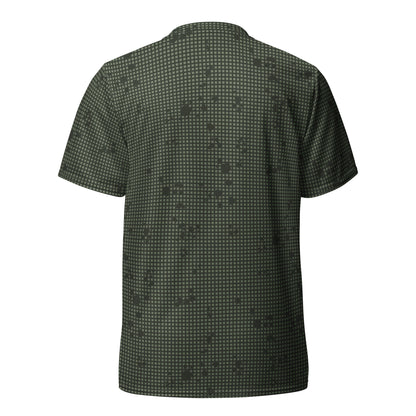 Desert Night Camo Sports Jersey T-Shirt Athletic Breathable Design Back View