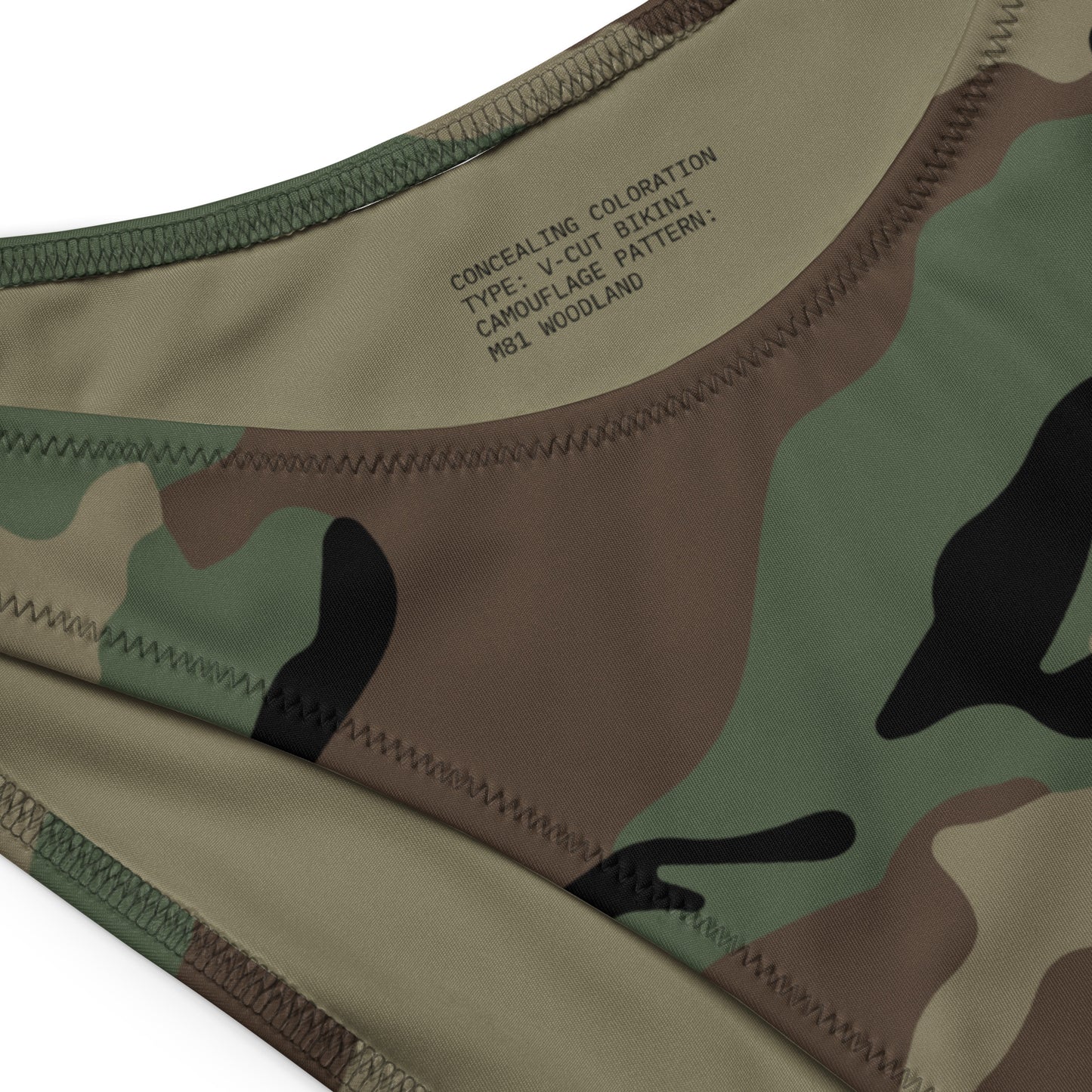 M81 Woodland Camo V-Cut Bikini Bottom