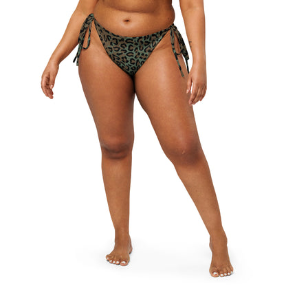 Leopard Spot Camo String Bikini Bottom