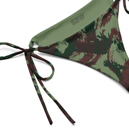 Portuguese Lizard Camo String Bikini Bottom