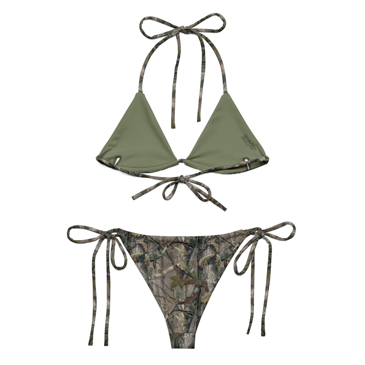 Blind Max HD Camo String Bikini Set
