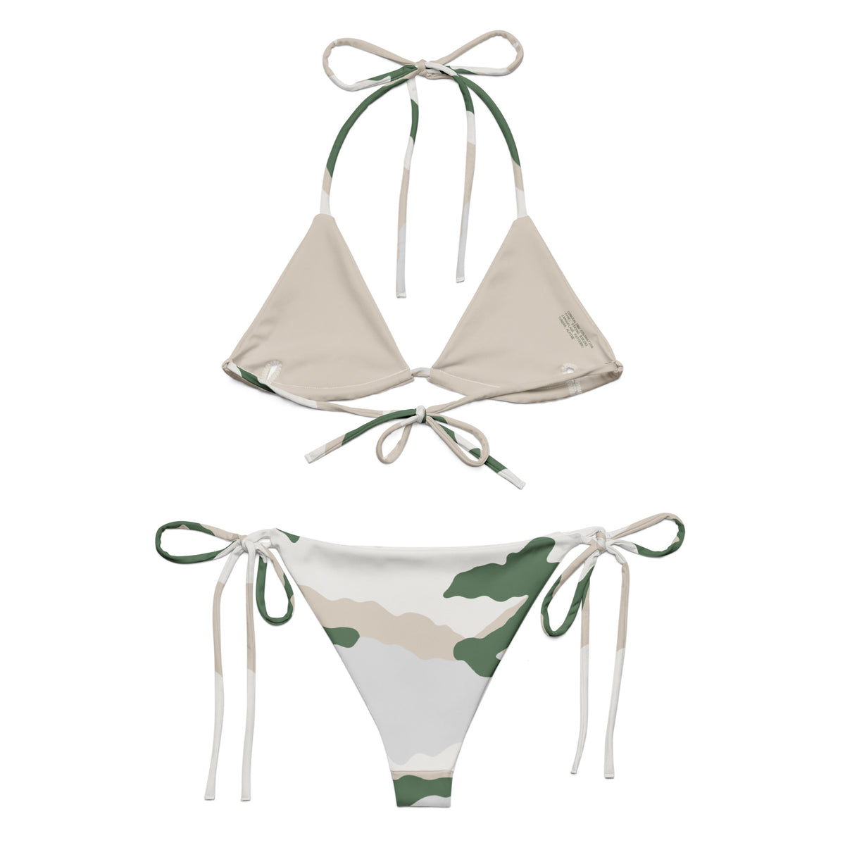 Tundra Alpine Camo String Bikini Set
