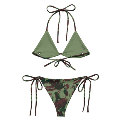 Portuguese Lizard Camo String Bikini Set