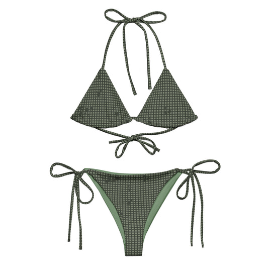 Desert Night Camo String Bikini Set