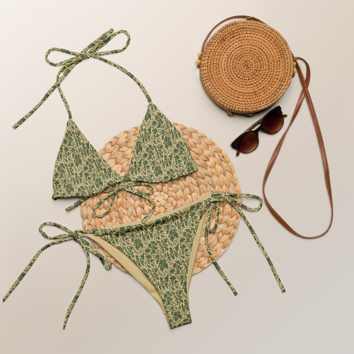 Pietruszka Camo String Bikini Set