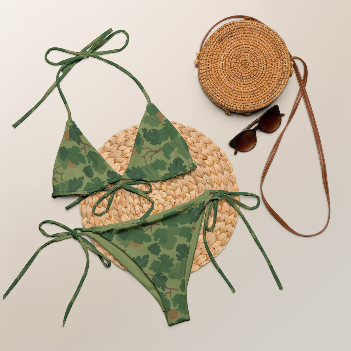 Mitchell Camo String Bikini Set