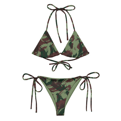 Portuguese Lizard Camo String Bikini Set