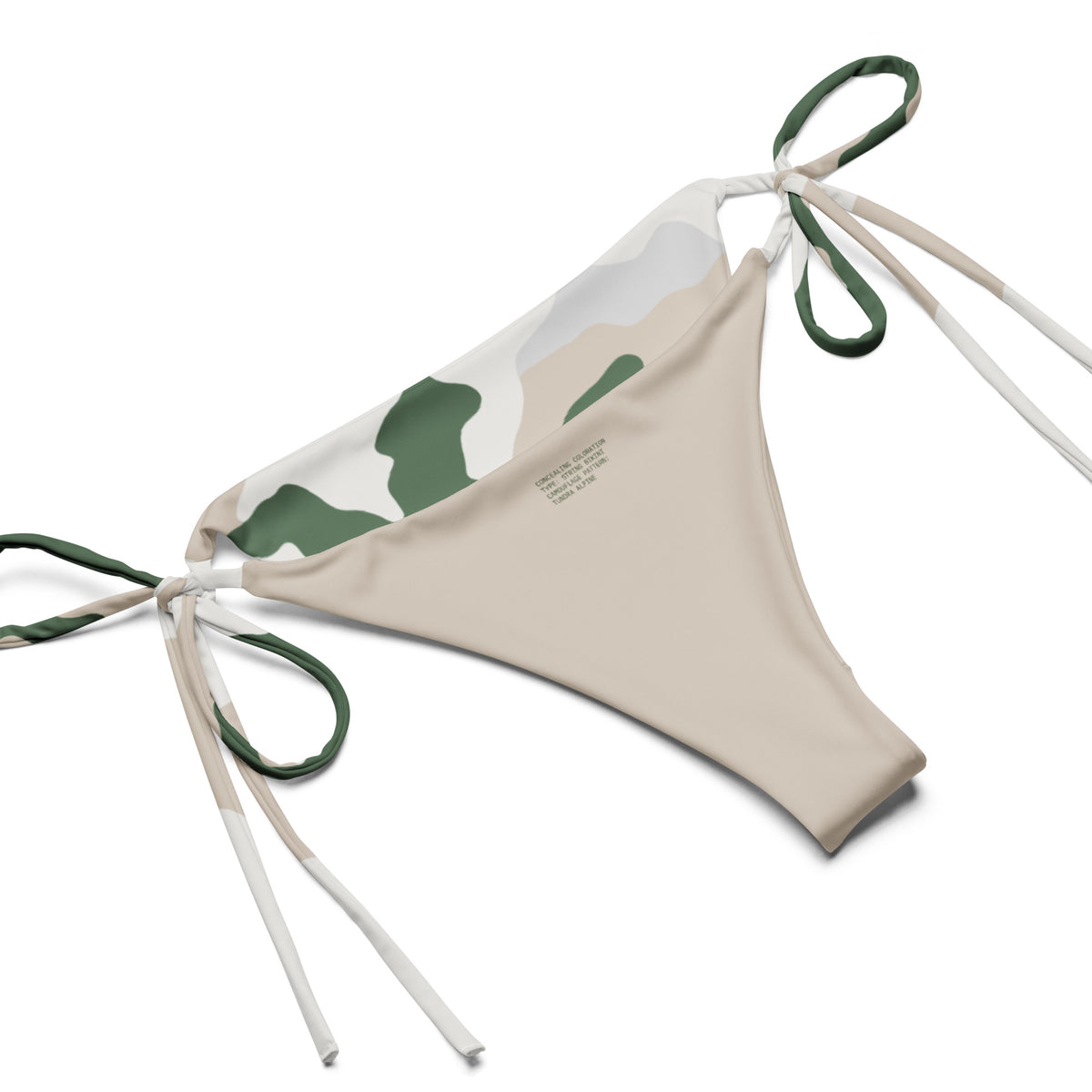 Tundra Alpine Camo String Bikini Set