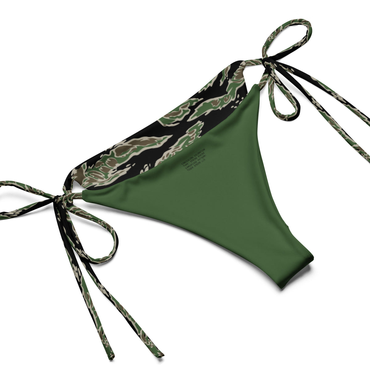 Tiger Stripe LLS Camo String Bikini Set
