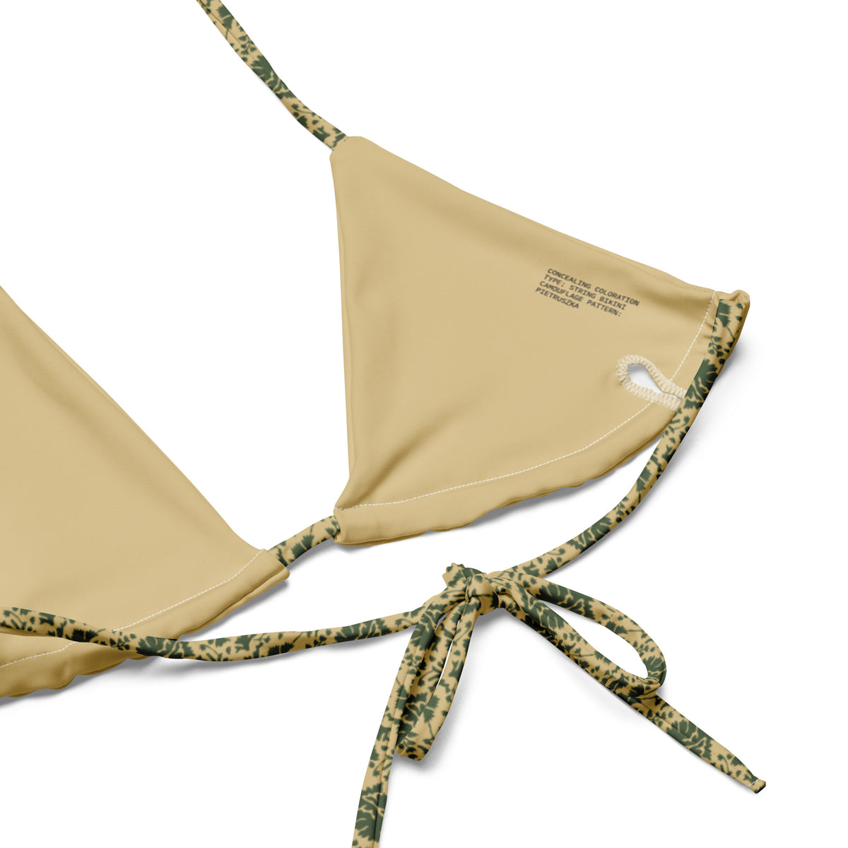 Pietruszka Camo String Bikini Set