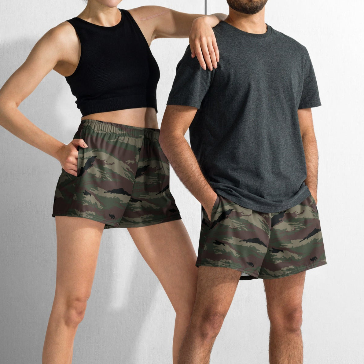 Kamysh Woodland Camo 2.5″ inseam Tech Shorts