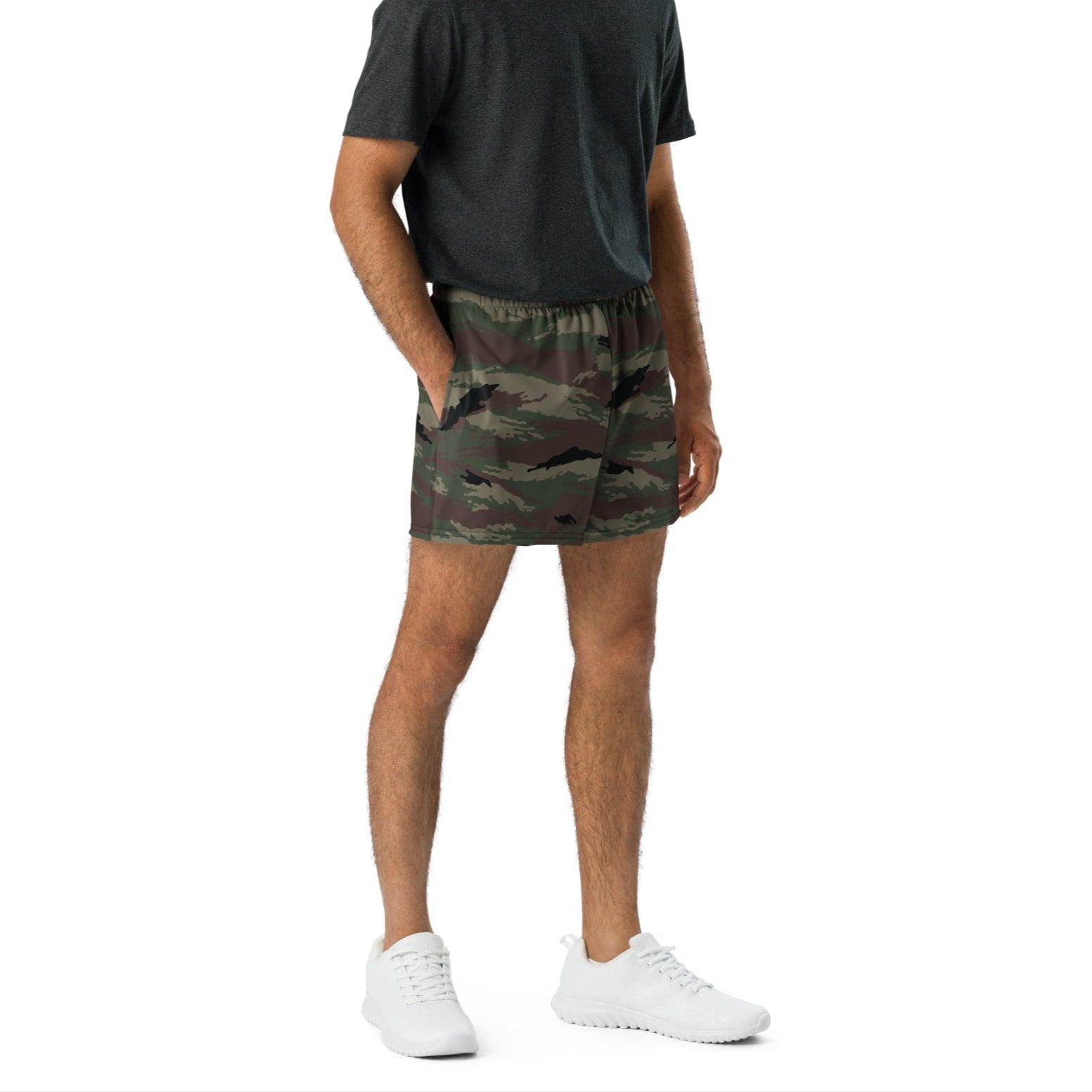 Kamysh Woodland Camo 2.5″ inseam Tech Shorts