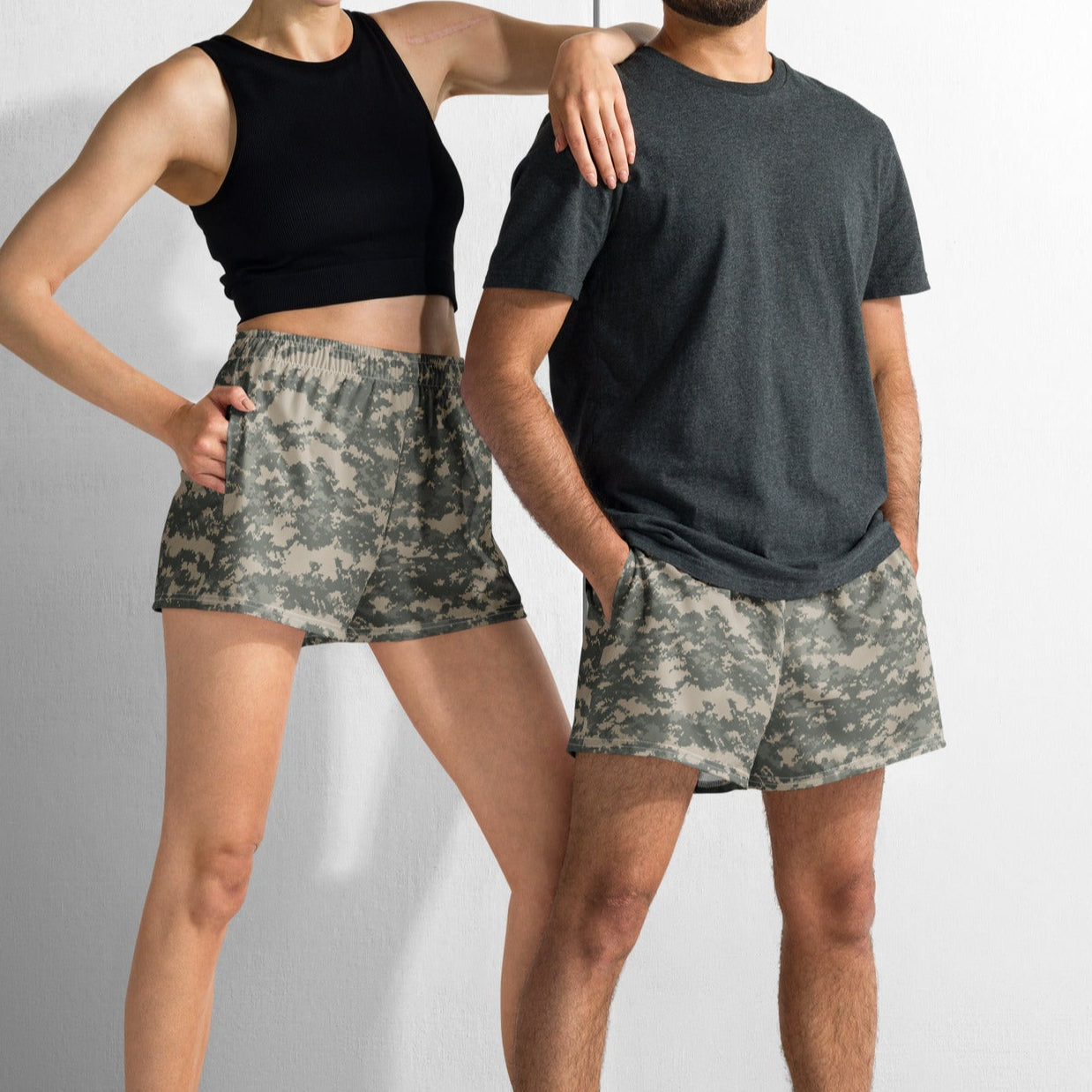 UCP Camo Unisex Short Gym Shorts