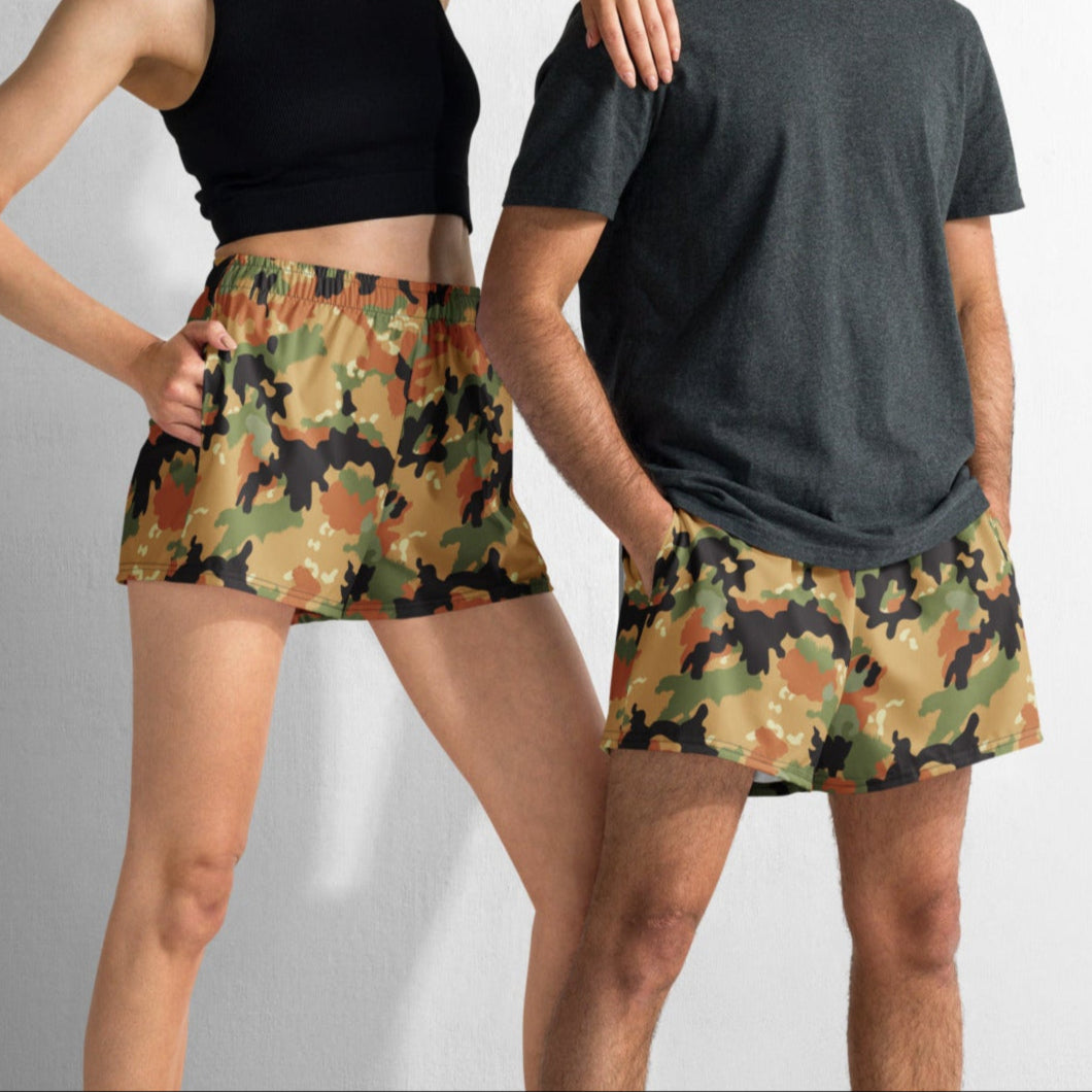 Leibermuster Camo Athletic Unisex Sport Shorts