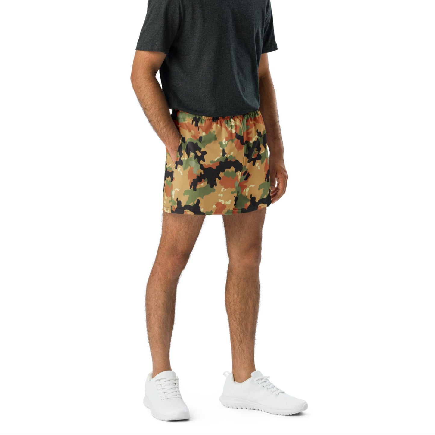 Leibermuster Camo Athletic Unisex Sport Shorts