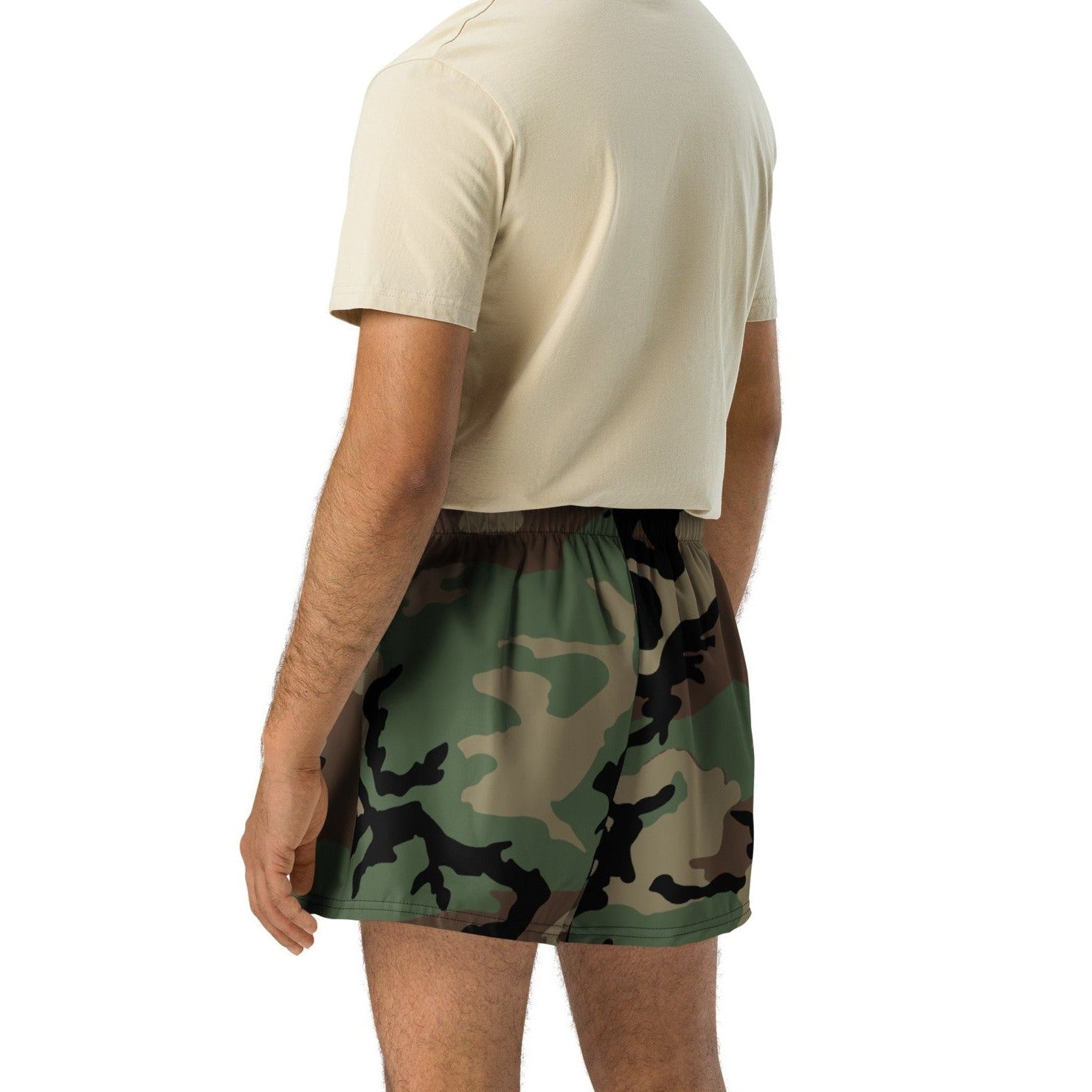 M81 Woodland Camo 2.5″ Inseam Tech Shorts