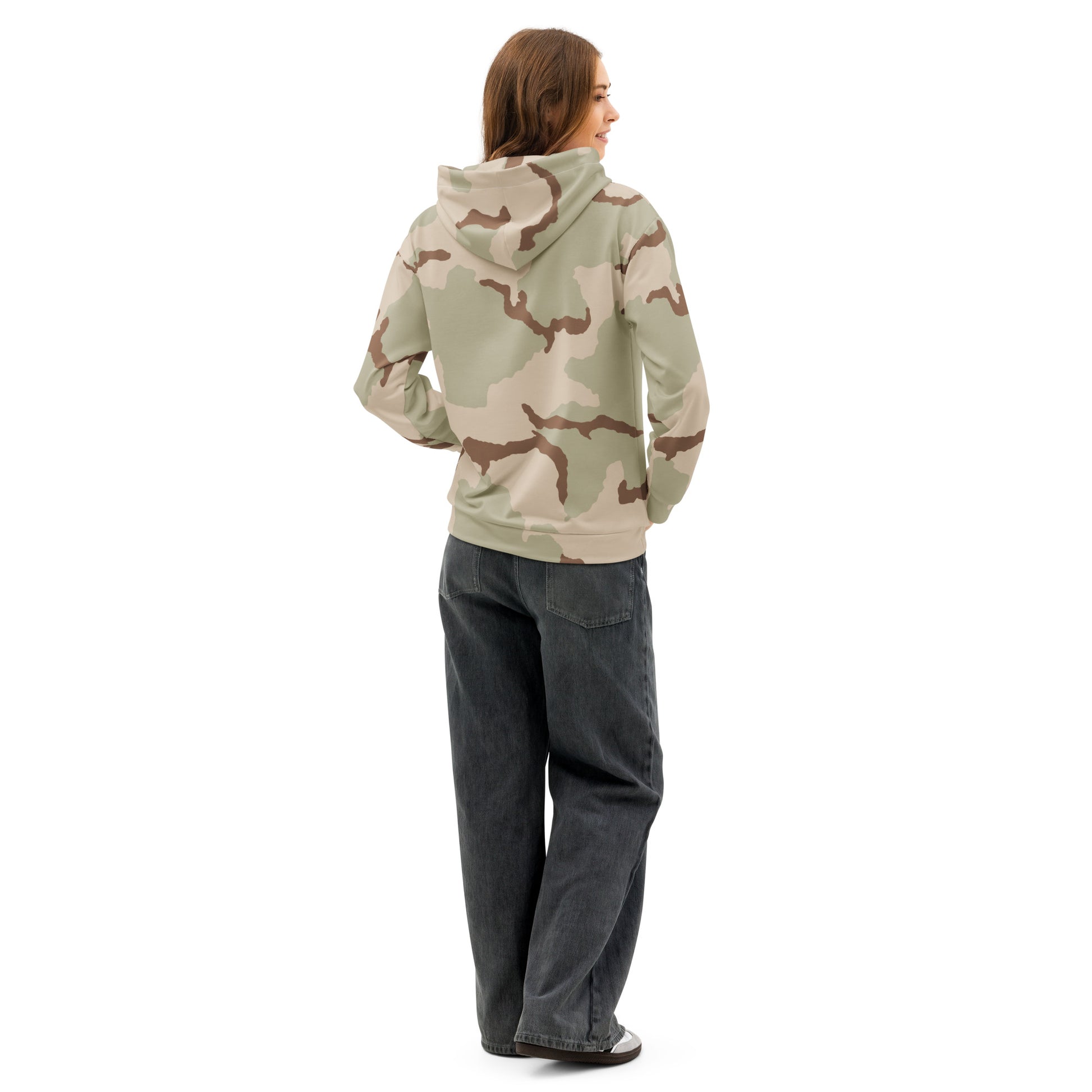 Three-Color Desert Camo Hoodie _ Concealing Coloration