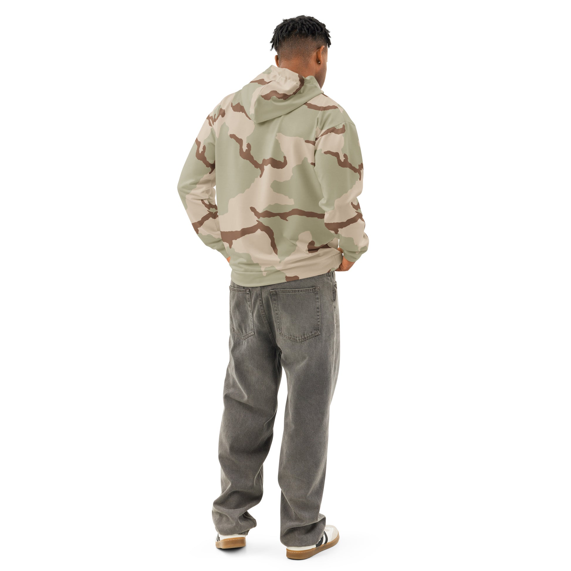 Three-Color Desert Camo Hoodie _ Concealing Coloration