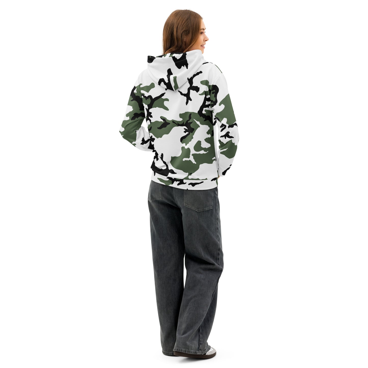Three-Color Snow Camo Hoodie