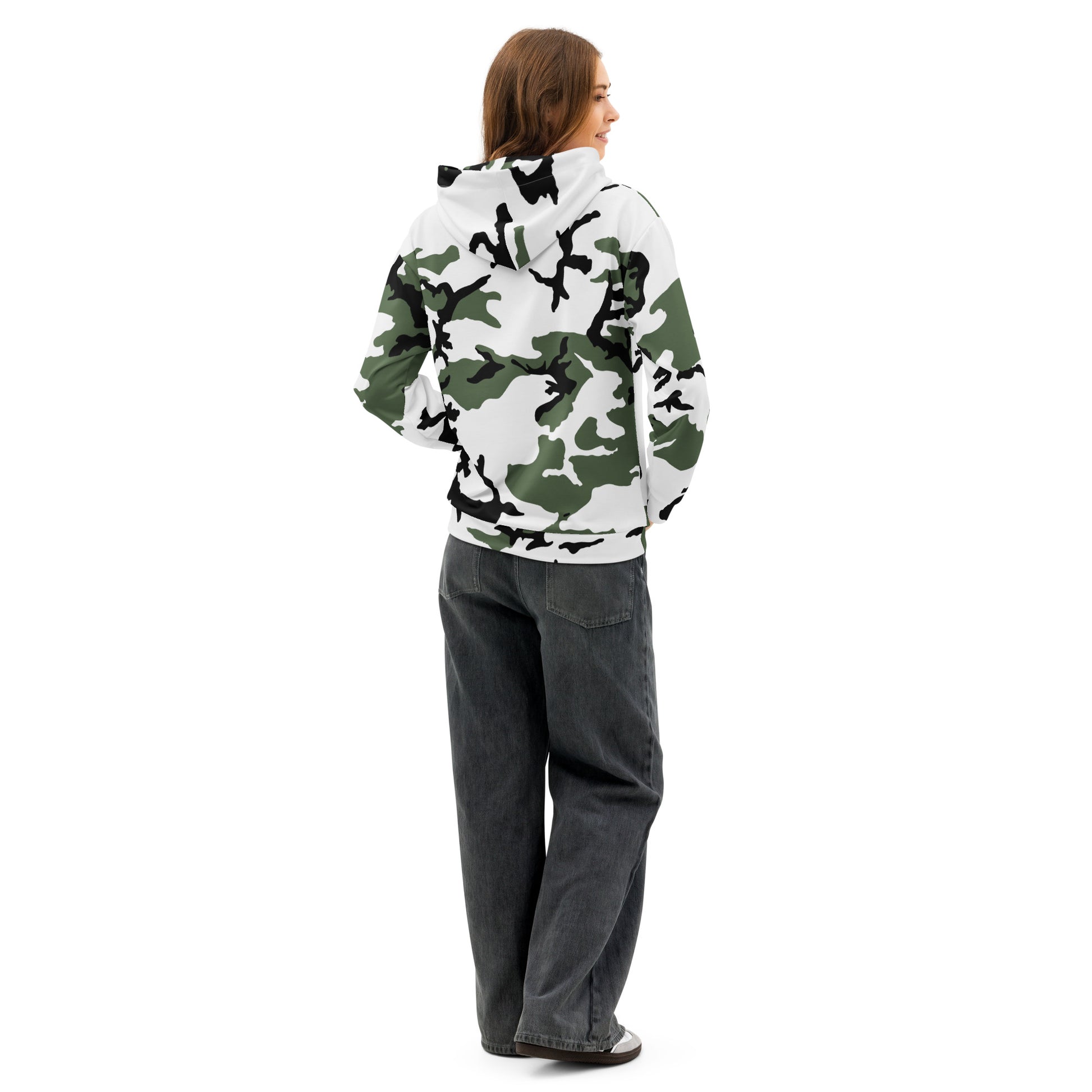 Three-Color Snow Camo Hoodie