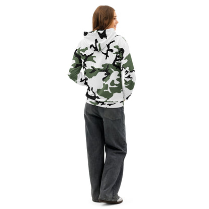 Three-Color Snow Camo Hoodie
