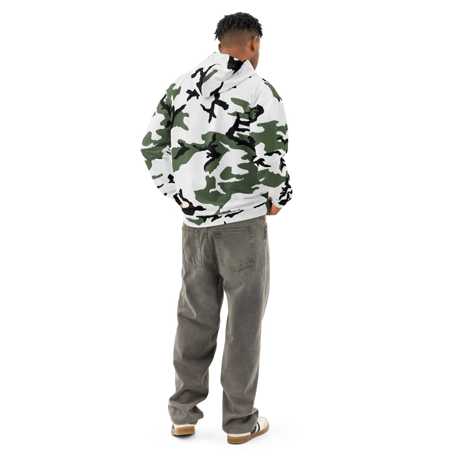 Three-Color Snow Camo Hoodie