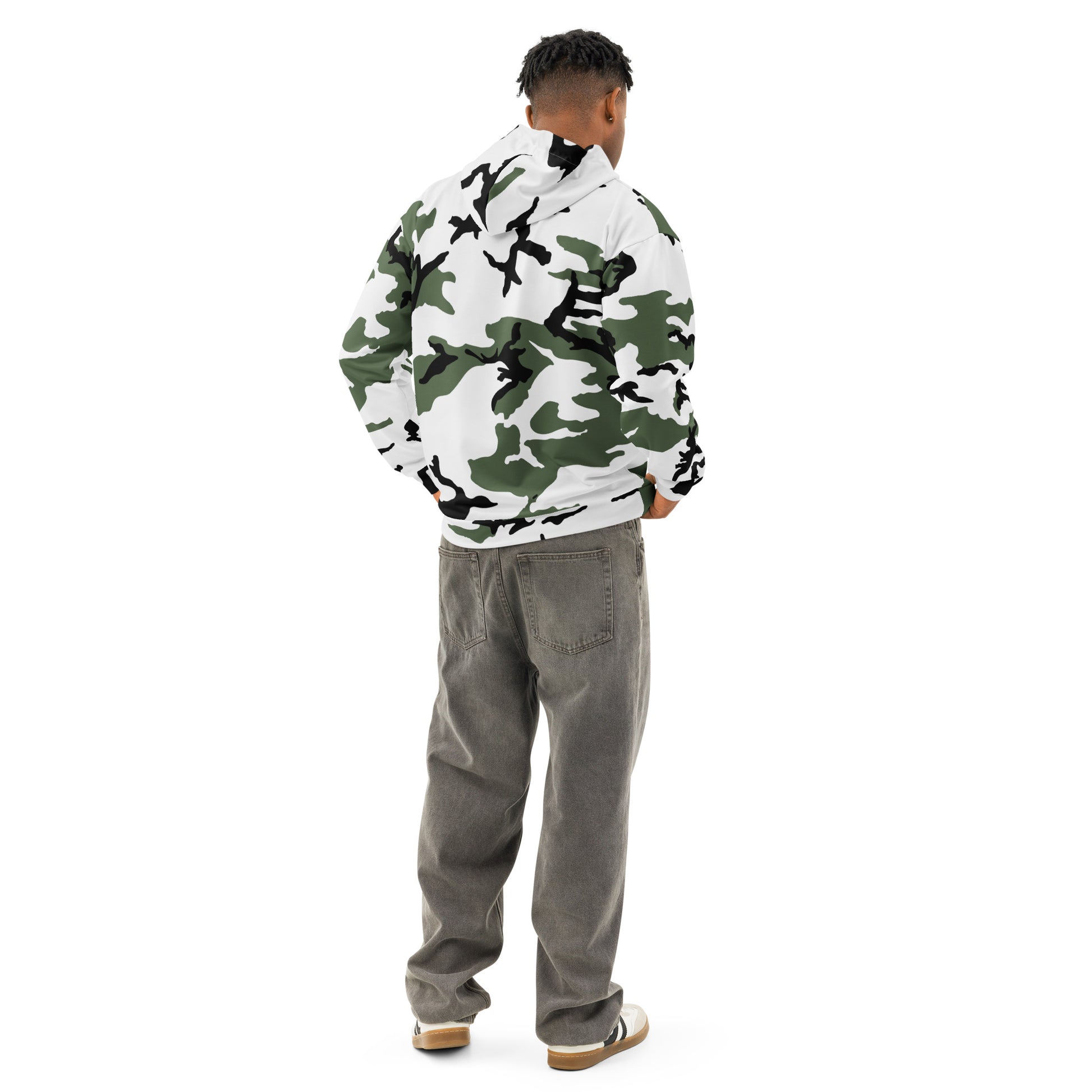 Three-Color Snow Camo Hoodie