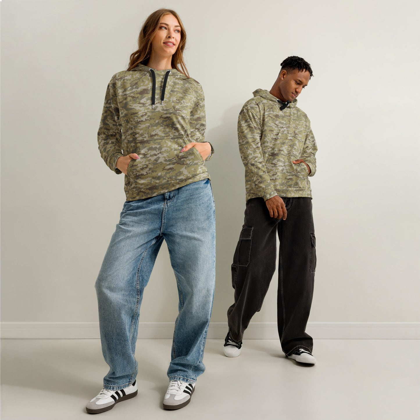 Steppe Digi Camo Hoodie _ Concealing Coloration