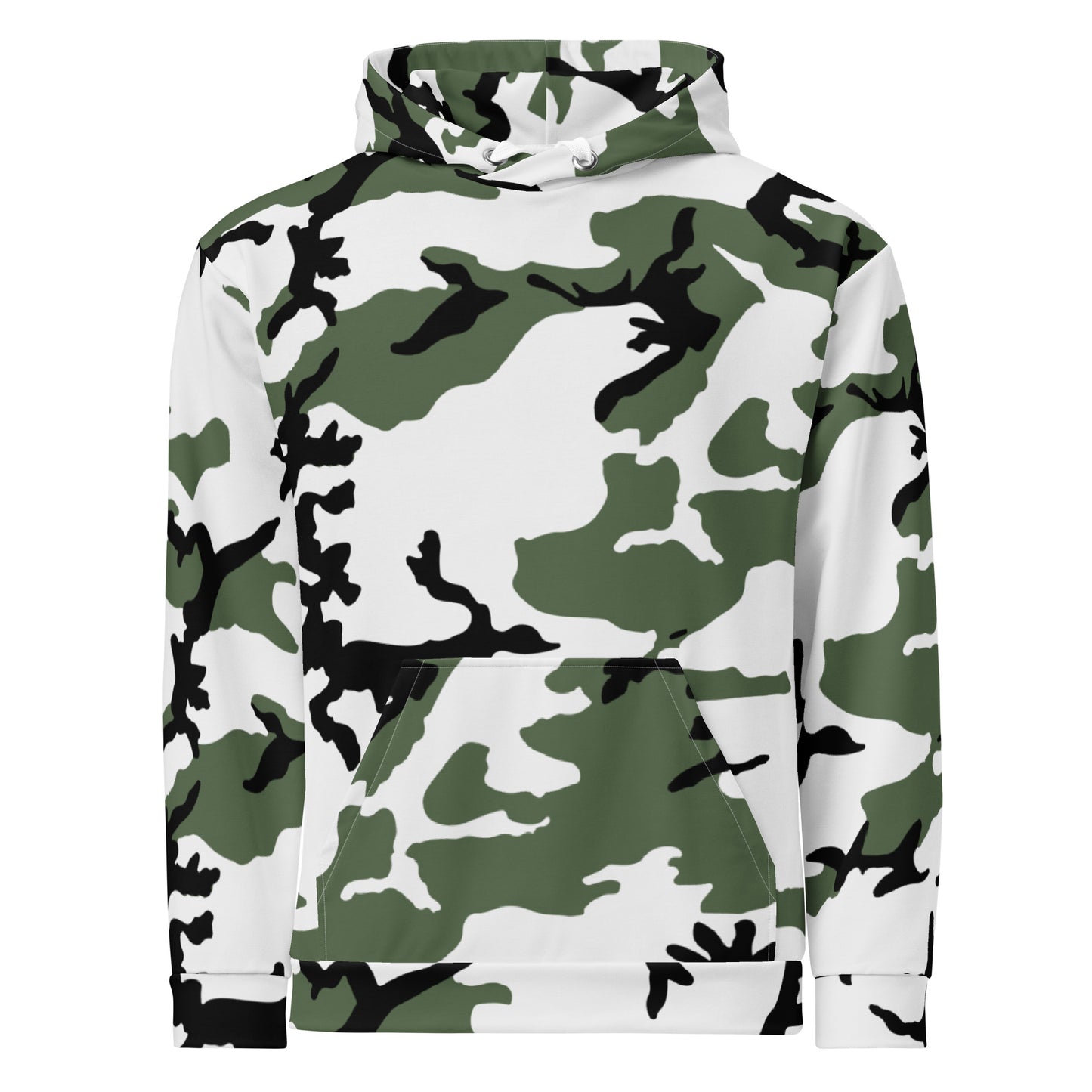 Three-Color Snow Camo Hoodie