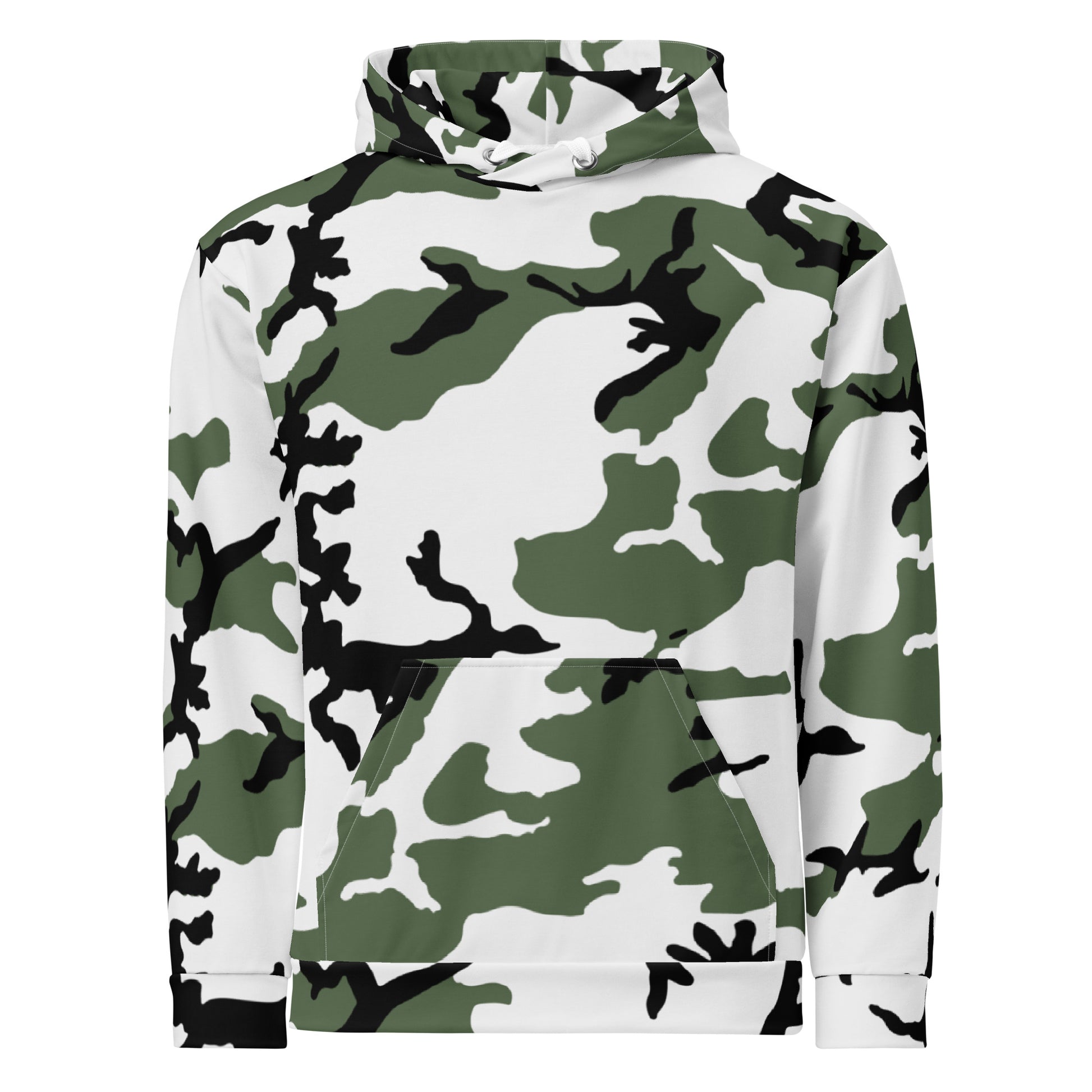 Three-Color Snow Camo Hoodie