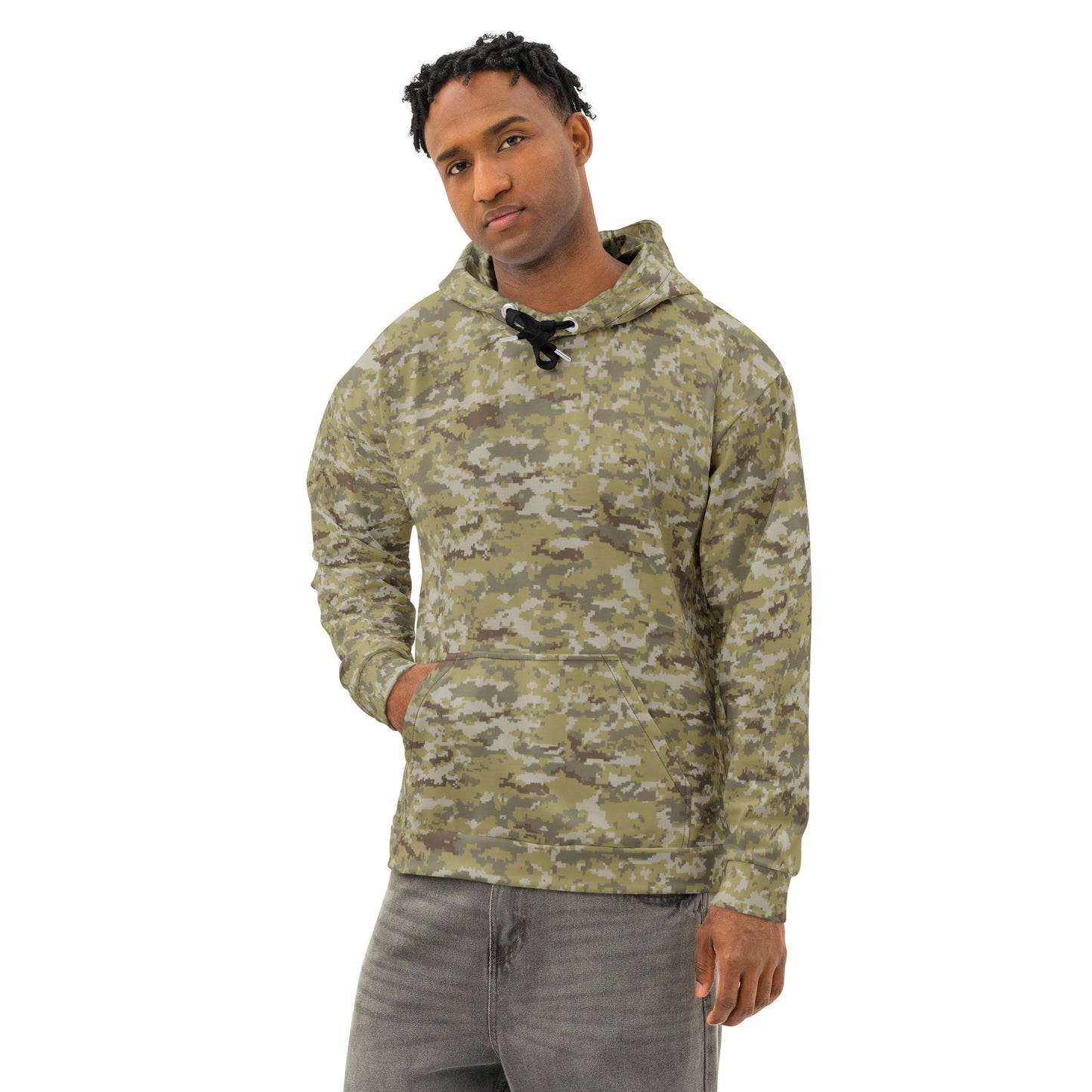 Steppe Digi Camo Hoodie _ Concealing Coloration