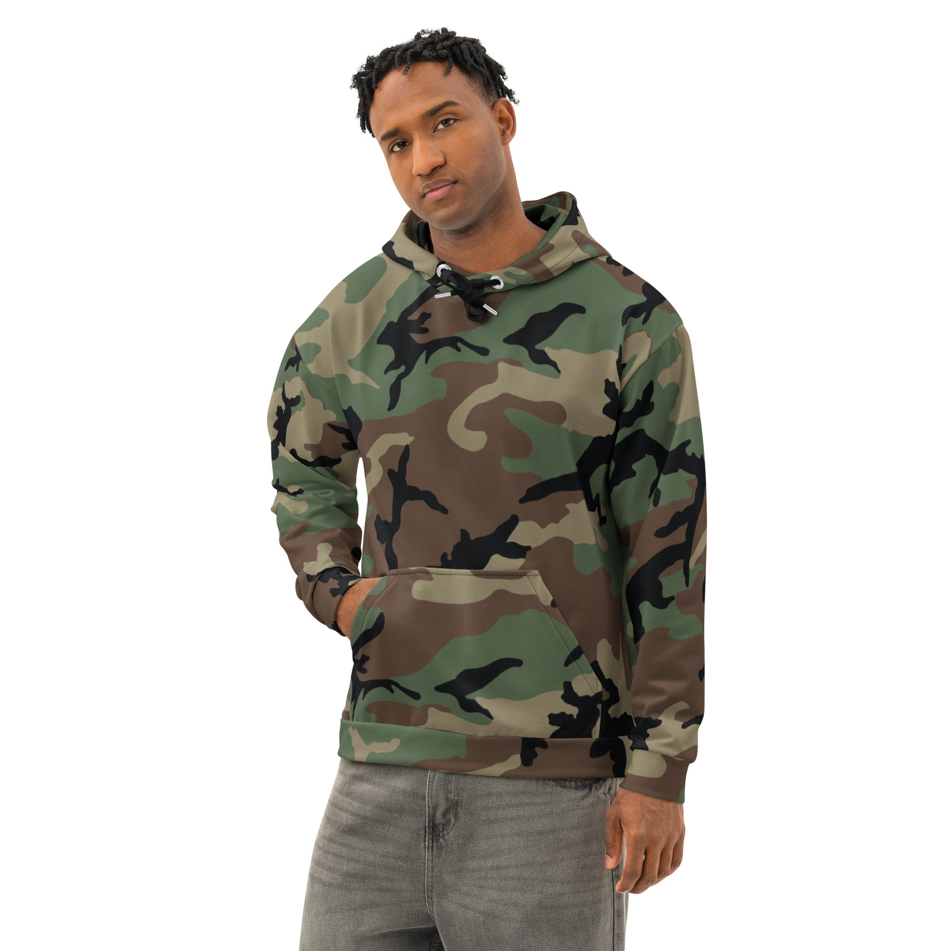 M81 Woodland Camo Hoodie _ Concealing Coloration