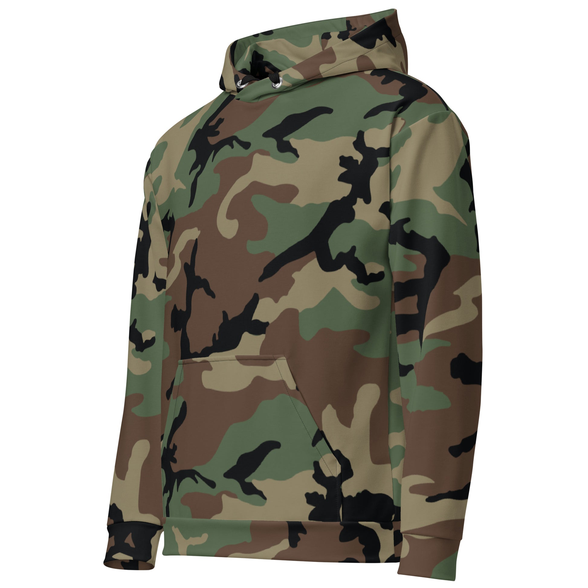 M81 Woodland Camo Hoodie _ Concealing Coloration