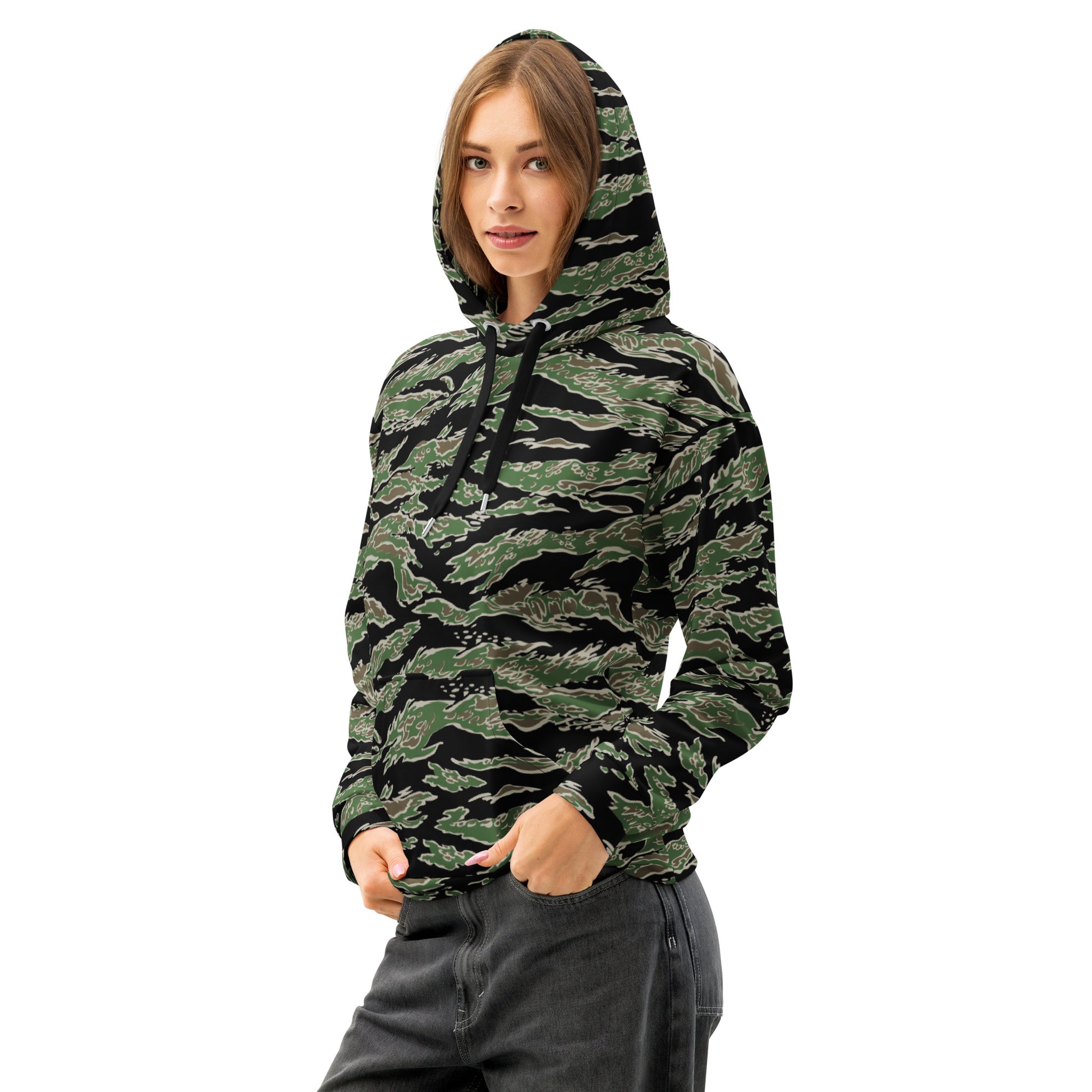 Tiger Stripe LLS Camo Hoodie _ Concealing Coloration