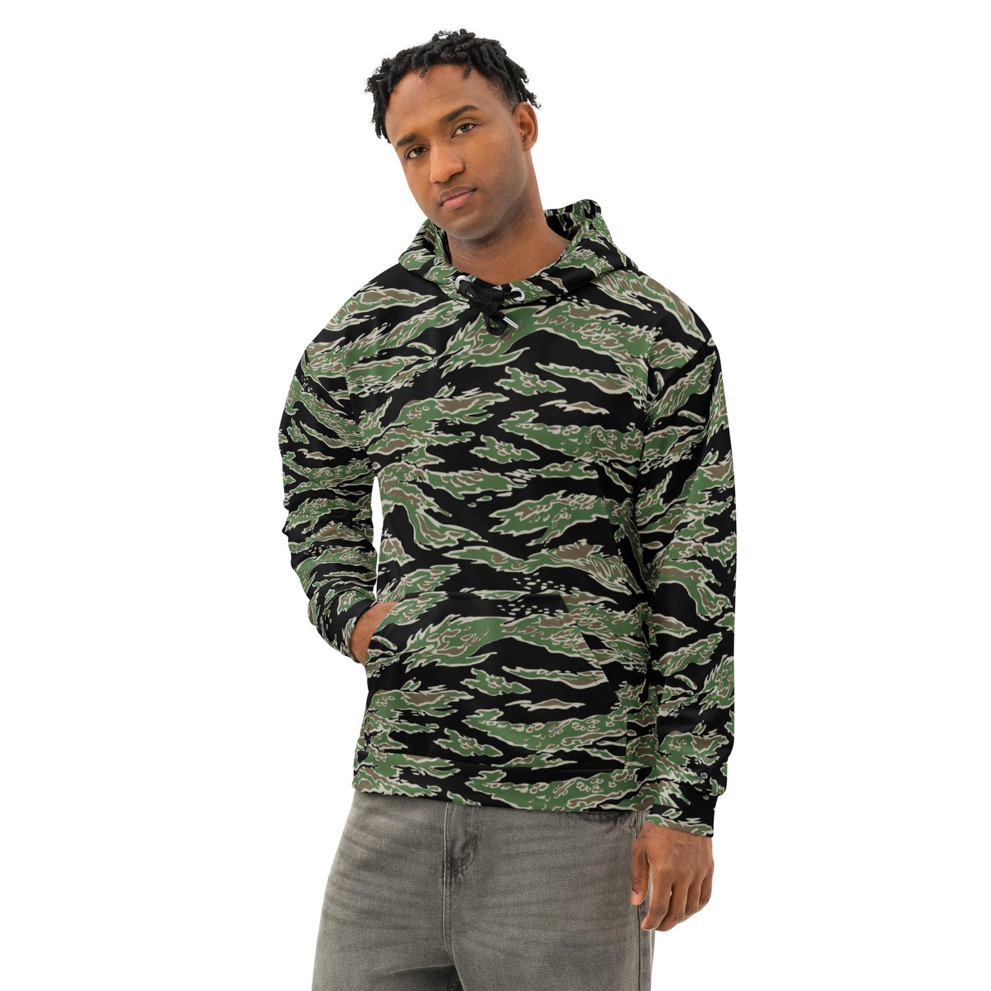 Tiger Stripe LLS Camo Hoodie _ Concealing Coloration