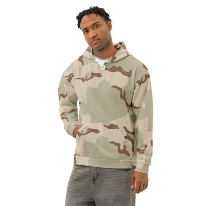 Three-Color Desert Camo Hoodie _ Concealing Coloration
