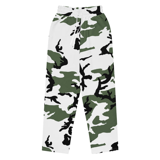 Three-Color Snow Camo Sweatpants