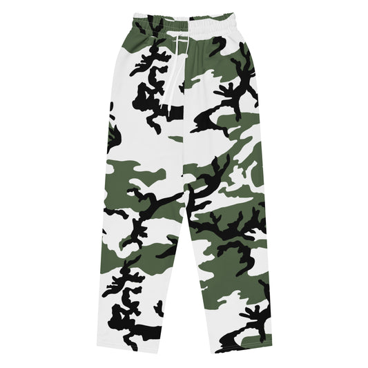 Three-Color Snow Camo Sweatpants