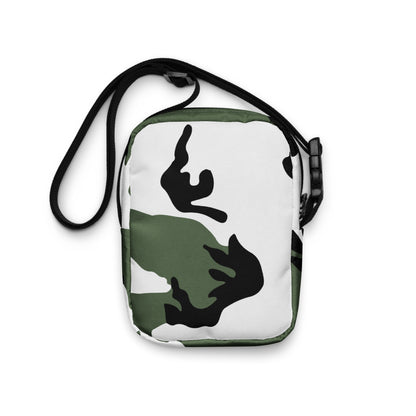 Three-Color Snow Camo Crossbody Bag