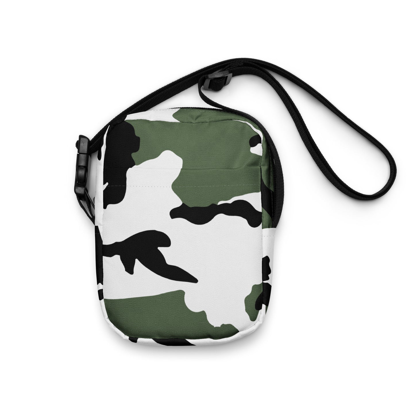 Three-Color Snow Camo Crossbody Bag