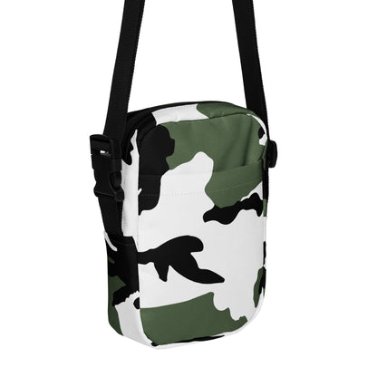 Three-Color Snow Camo Crossbody Bag