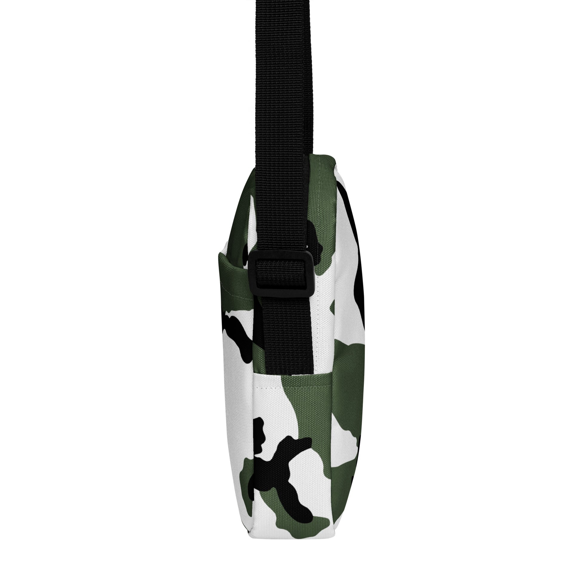 Three-Color Snow Camo Crossbody Bag